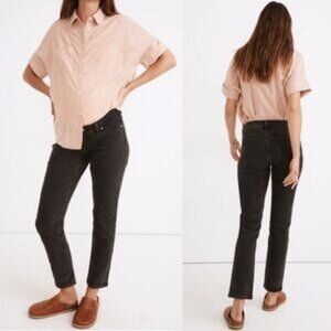 Madewell Maternity Side-Panel Perfect Vintage Jeans in Lunar Wash Size 28
